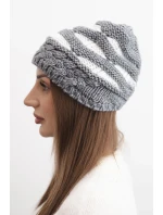 Fleecová čepice Marta K231 ecru