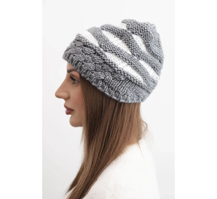 Fleecová čepice Marta K231 ecru