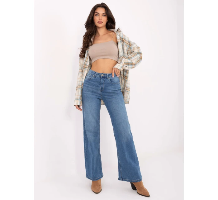 Nohavice D85083BI62544M319 modré