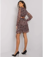 Šaty LC SK 22K 3001.28P čierna a červená Šaty LC SK 22K 3001.28P čierna a červená