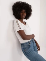 Bluzka PM BZ model 19529596 ecru - FPrice Bluzka PM BZ model 19529596 ecru - FPrice