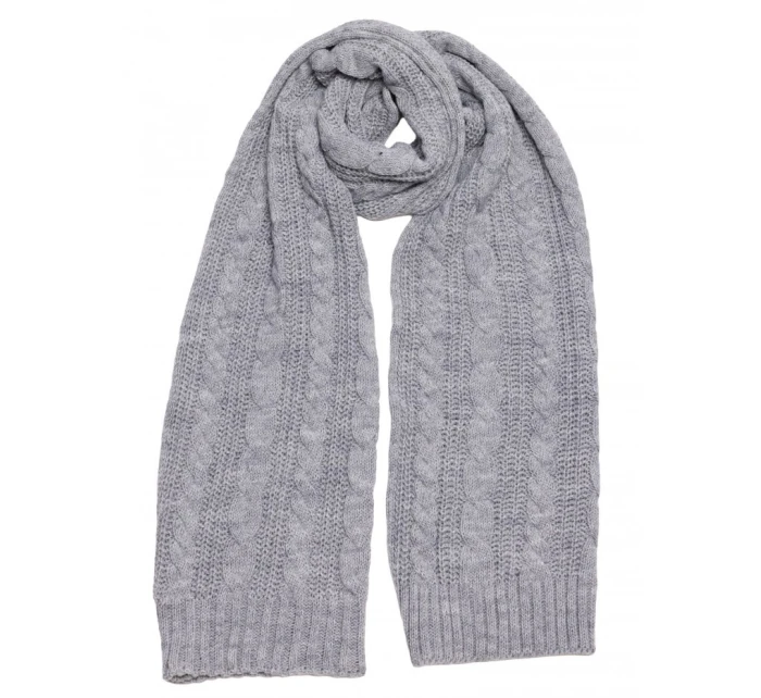 M898 Pletená šatka - sivá