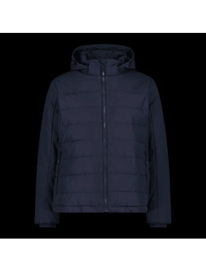 Pánská sportovní bunda s kapucí zateplená tmavě modrá model 21350619 pánské - CMP