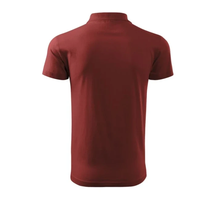 Polokošeľa Malfini Single J. M MLI-20213 bordová