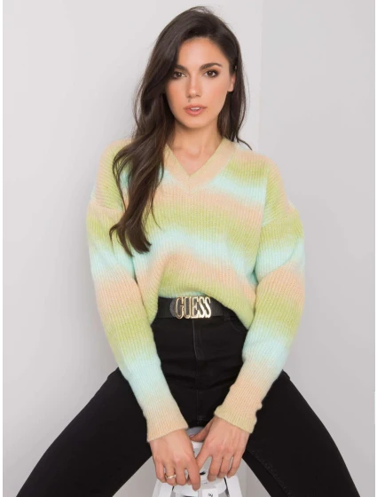 Sweter LC SW model 22400505 jasny zielony - FPrice Sweter LC SW model 22400505 jasny zielony - FPrice