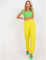 Kalhoty TO SP model 17293536 žlutá - FPrice Kalhoty TO SP model 17293536 žlutá - FPrice