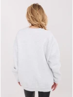 WT BL mikina A1065.55 svetlo šedá