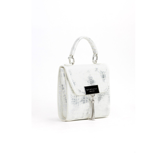 Monnari Dámske tašky Malá truhlica s multi bielym vzorom