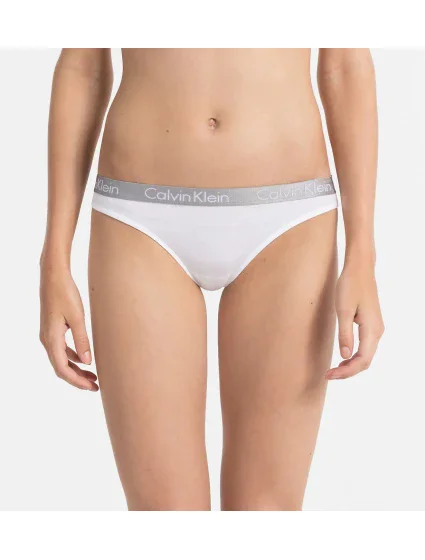 Tanga QD3539E-100 biela - Calvin Klein