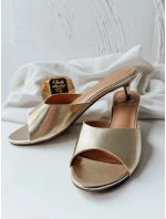 zlaté dámské žabky Dstreet model 21990167 - FashionStreet