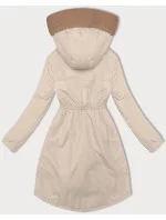 Světle béžová dámská bunda se v pase model 20829969 - S'WEST