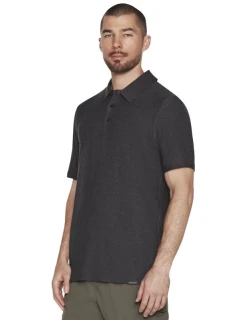 Skechers Go Dri All Day Polo MTO78-BKCC Grey M