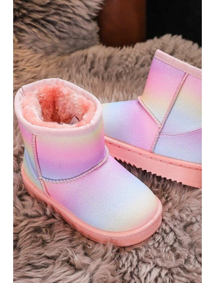 Dziecięce Ocieplane Botki Śniegowce Multikolor Gooby