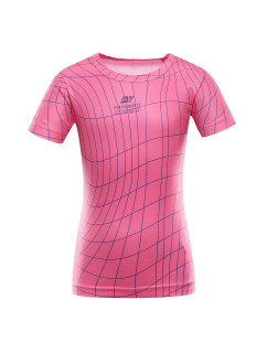 Detské rýchloschnúce tričko ALPINE PRO BASIKO neon knockout pink