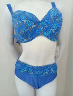 Dámske dvojdielne plavky Esmerald8 S995D22 modré - Self