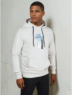 Pánská šedá mikina s kapucí Dstreet model 21976174 - FashionStreet