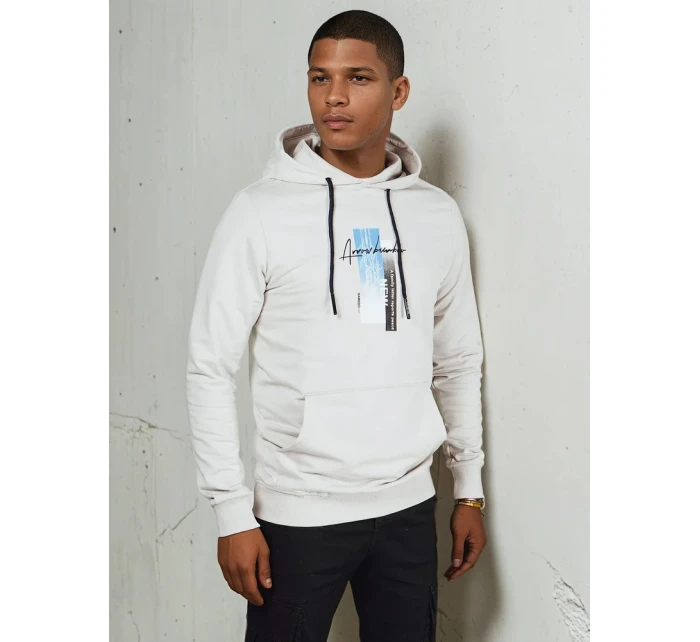 Pánská šedá mikina s kapucí Dstreet model 21976174 - FashionStreet