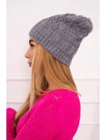 Fleecová čiapka Marta K231 tmavo šedá Fleecová čiapka Marta K231 tmavo šedá
