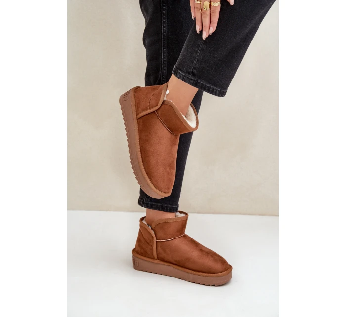 Śniegowce Na Platformie Damskie D.Franklin DFSH370010 Brązowe Śniegowce Na Platformie Damskie D.Franklin DFSH370010 Brązowe