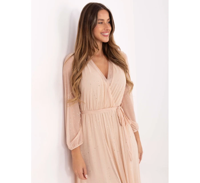 Šaty IT SK 21808.01 svetlo béžová