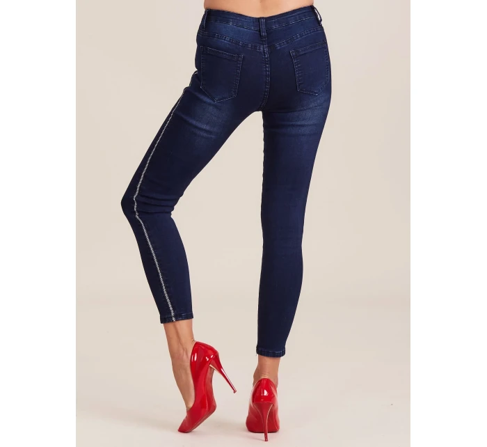 Džínsové nohavice JMP SP BF8952.59 tmavo modrá