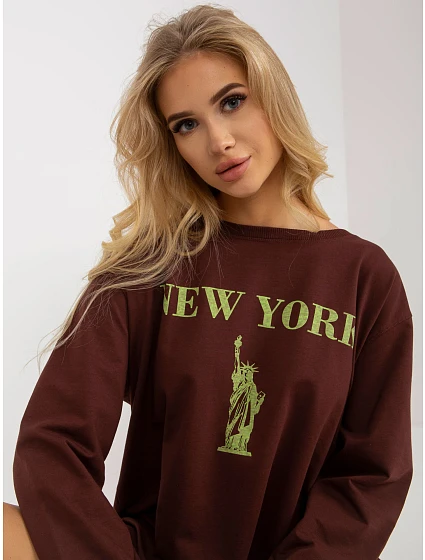 Mikina VI BL model 17865896 tmavě hnědá - FPrice