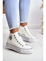 Dámske členkové tenisky Big Star - White