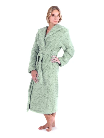 Šaty Athena s kapucňou 3116 fern 6251 - Vestis