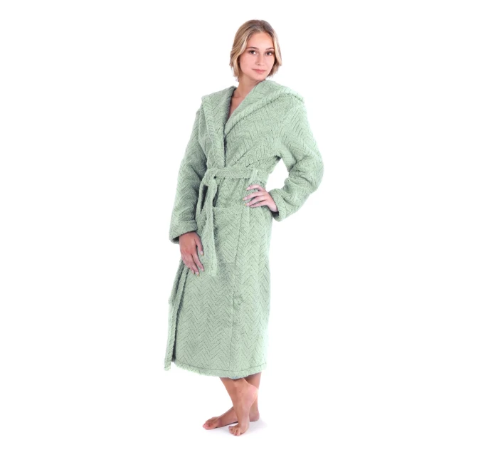 Šaty Athena s kapucňou 3116 fern 6251 - Vestis