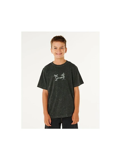 Chlapčenské tričko RIP CURL Eternal Shred Wash Tee-Boy, čierne, detské Chlapčenské tričko RIP CURL Eternal Shred Wash Tee-Boy, čierne, detské