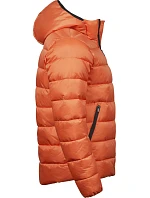 Tee Jays TJ 9646 Ľahká pánska prešívaná bunda s kapucňou 18.9646 dusty orange