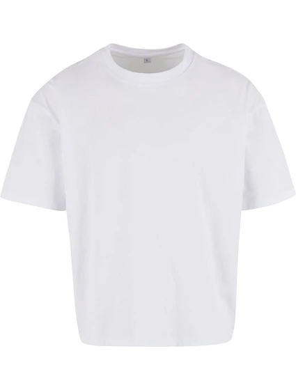 Build your Brand BY 439 Pánske hrubé tričko „Cropped Oversize“ 56.0439 biele Build your Brand BY 439 Pánske hrubé tričko „Cropped Oversize“ 56.0439 biele