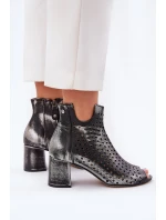 Kožené Botky  Černé model 21655170 - Maciejka