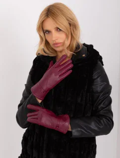 Rękawiczki AT RK model 19367695 bordowy - FPrice