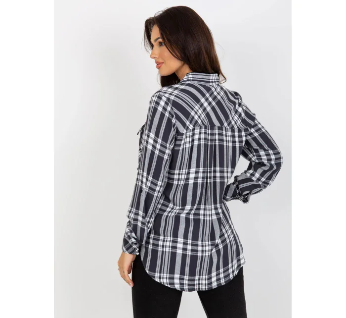 Blúzka D70039Z11082A tmavo šedá