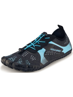 AQUA SPEED Plavecké topánky Aqua Shoe Nautilus Turquoise/Grey Melange