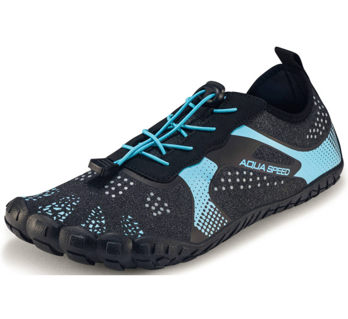 AQUA SPEED Plavecké topánky Aqua Shoe Nautilus Turquoise/Grey Melange