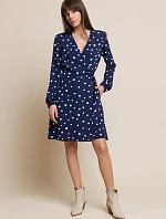 Dámske šaty Wendy Tmavomodrá vzor - Benedict Harper