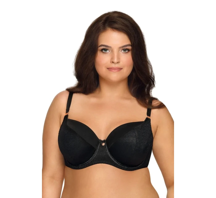 Vyztužená dámská podprsenka AV model 15236107 BLACK - Ava Vyztužená dámská podprsenka AV model 15236107 BLACK - Ava