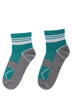 MLADÉ PÁNSKE VZOROVANÉ PONOŽKY AG+ ZELENÉ 45-47