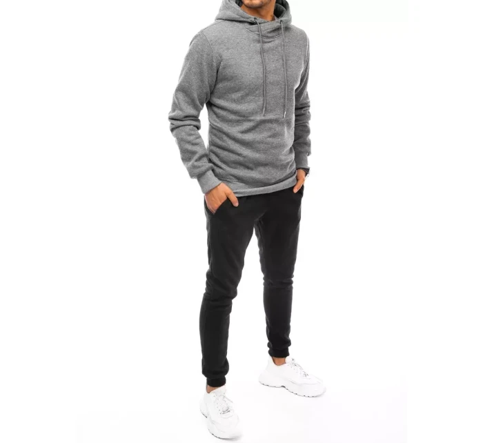 Pánska sivo-čierna tepláková súprava FashionStreet AX0669