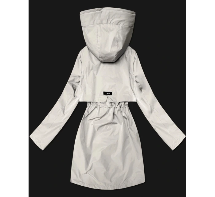 Dámska klasická bunda Goodlookin s podšívkou svetlo béžová (B2006-46)