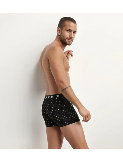 Pánske módne boxerky 3 ks DIM VIBES BOXER 3x - DIM - biele