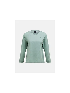 Dámske tričko PEAK PERFORMANCE W Trail Longsleeve, zelená farba
