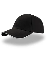 Liberty Sandwich 6 panelová kšiltovka black/white model 22411093 - Atlantis Headwear Liberty Sandwich 6 panelová kšiltovka black/white model 22411093 - Atlantis Headwear