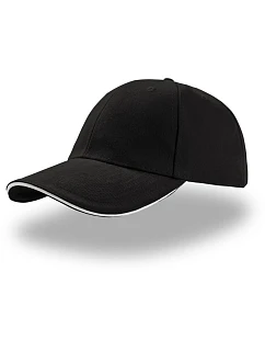 Liberty Sandwich 6 panelová kšiltovka black/white model 22411093 - Atlantis Headwear