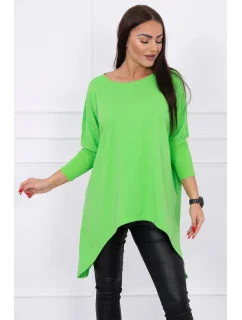 Oversize blúzka svetlo zelená