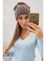 Dámska čiapka Liliana K375 cappuccino