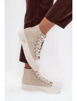 Dámské tenisky Na platformě model 21714392 ISLA WOMEN MID Béžové - Lee