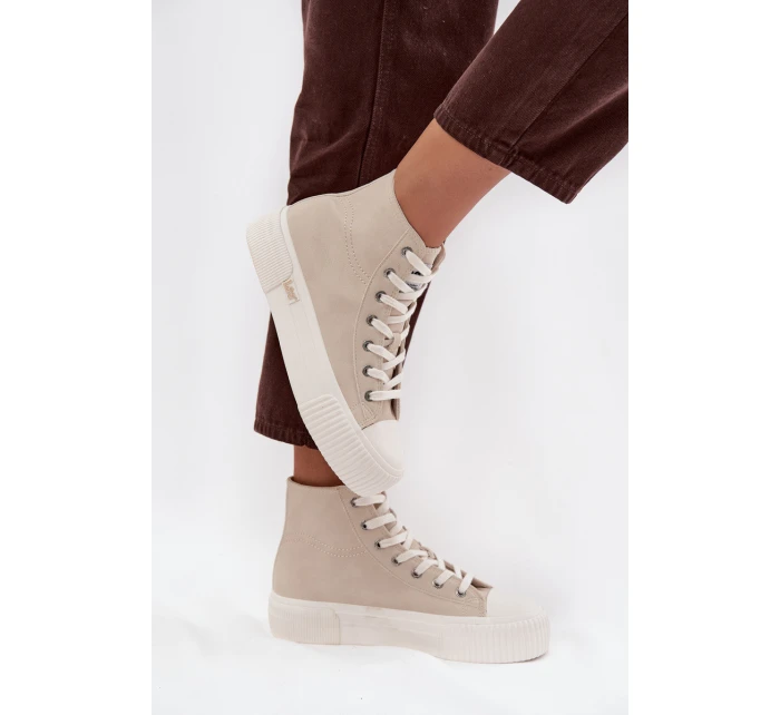 Dámské tenisky Na platformě model 21714392 ISLA WOMEN MID Béžové - Lee
